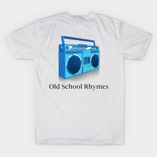 Old School Rhymes Hip Hop T-Shirt